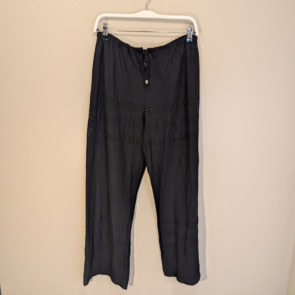 Dotti Pants Cover-Up ResortWear SwimWear Beach Pool Costal Lounge Chic - Size M